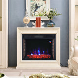 28 Inch Insert Fireplace 2kW Heater with 7 Flame Colours