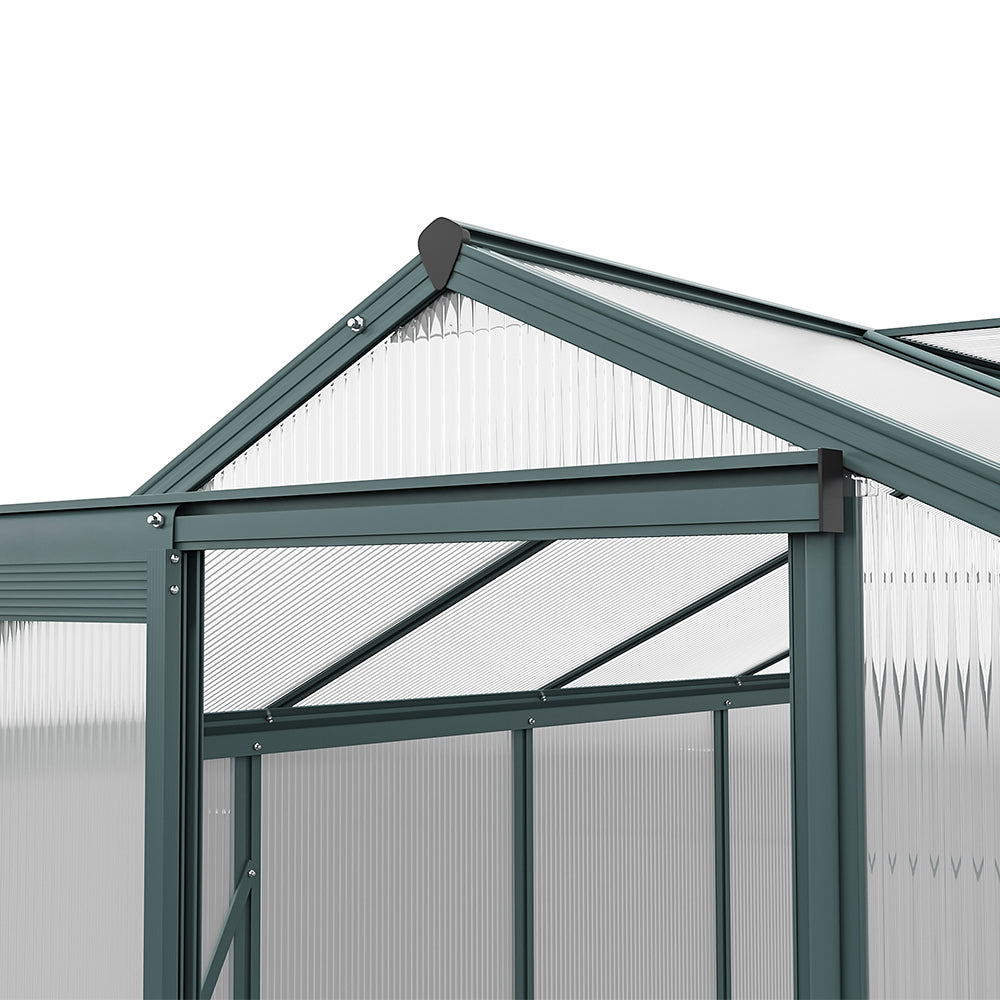 6' x 6' ft Garden Hobby Greenhouse Green Framed with Vent Garden Storages & Greenhouses Living and Home 
