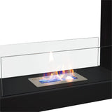30'' W Bio-Ethanol Fireplace Freestanding Heater Black or White Bio Ethanol Fireplaces Living and Home 