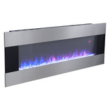 Wall Mounted Electric Fireplace with Multi-color Flames Wall Mounted Fires Living and Home 152.4 cm W 