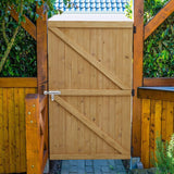 Pine Wood Garden Gate with Latch Garden Gates Living and Home 