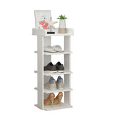 Wooden Shoe Rack Organizer Easy Assembly 5/7 Tiers Storage Shelf Shelves & Racks Living and Home 