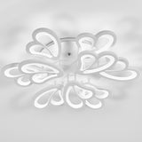 Petal Modern LED Ceiling Light Dimmable/Non-Dimmable (Version B) Ceiling Light Living and Home W 66 x L 66 cm Non-dimmable White Glow