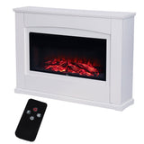 34 Inch Built In Electric Fireplace 1800W Indoor Heater Fireplaces Living and Home 