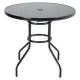 Patio Table Garden Coffee Table Dining Table with Umbrella Stand Hole Garden Dining Table Living and Home 