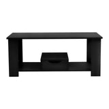 Wooden End Table Coffee Table with 1 Drawer Storage Unit End Tables Living and Home 