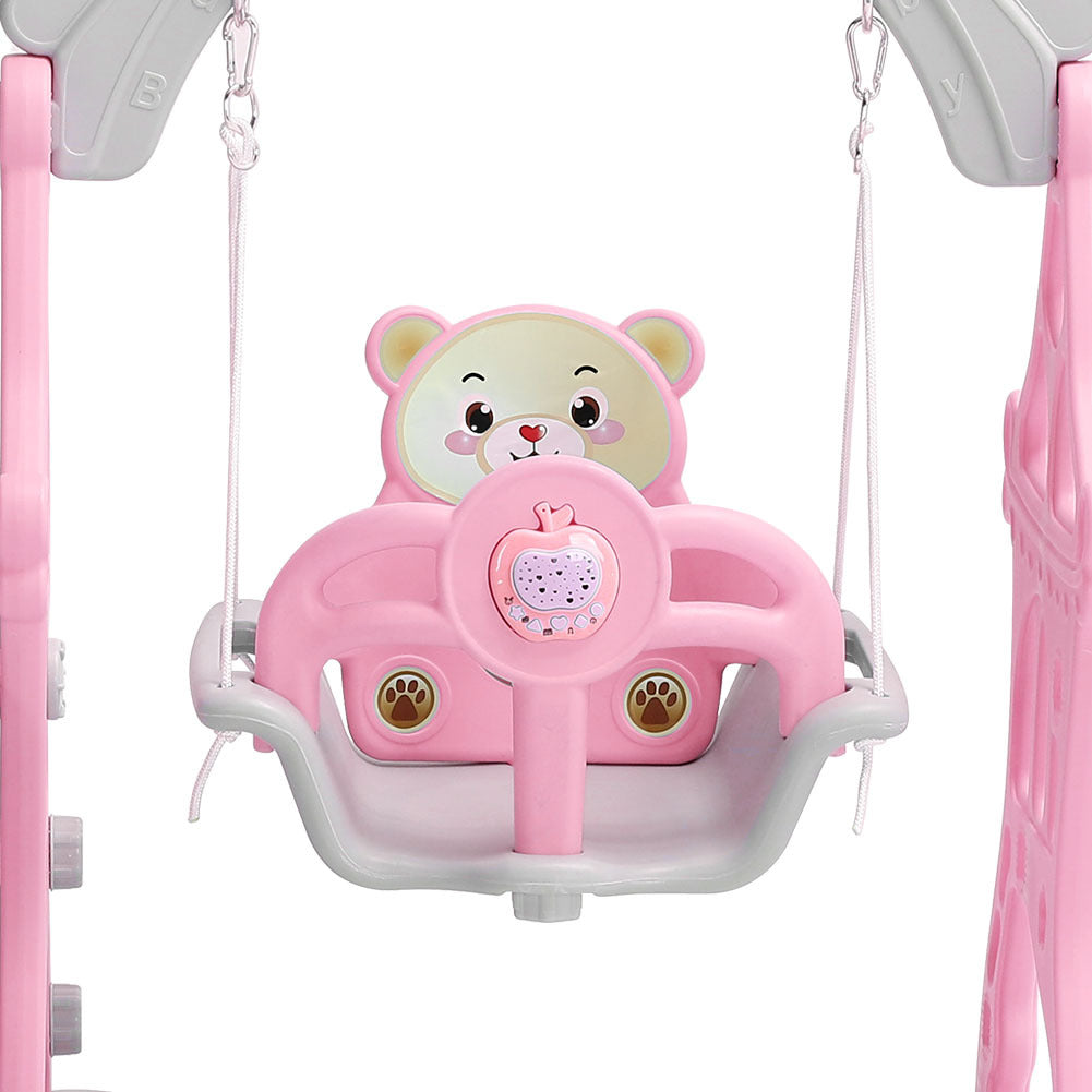 Fun Indoor and Outdoor Swing and Slide Set for Kids Swing Sets & Playsets Living and Home 