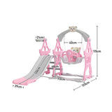 Fun Indoor and Outdoor Swing and Slide Set for Kids Swing Sets & Playsets Living and Home 